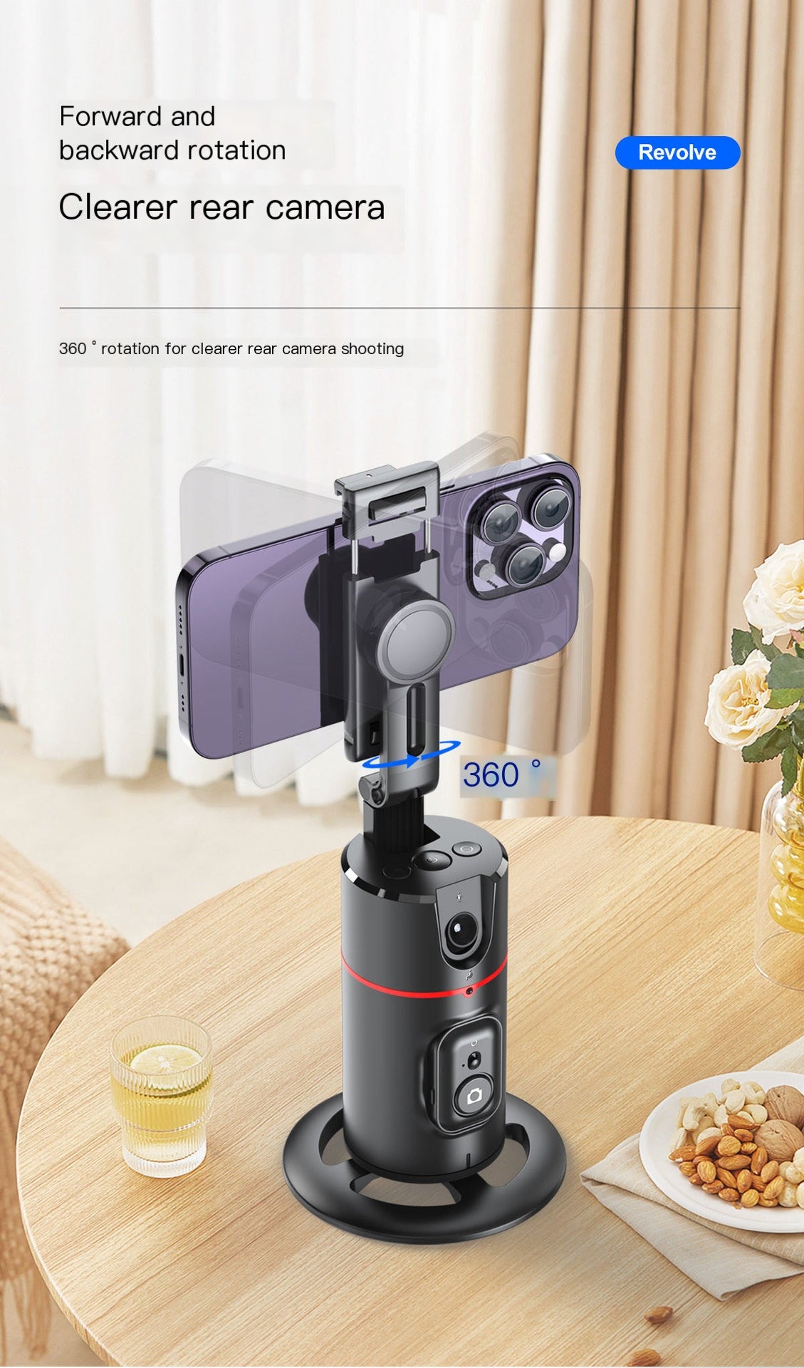 AI Face Recognition Phone Gimbal